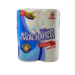 Papel higiénico Nacional 6 rollos